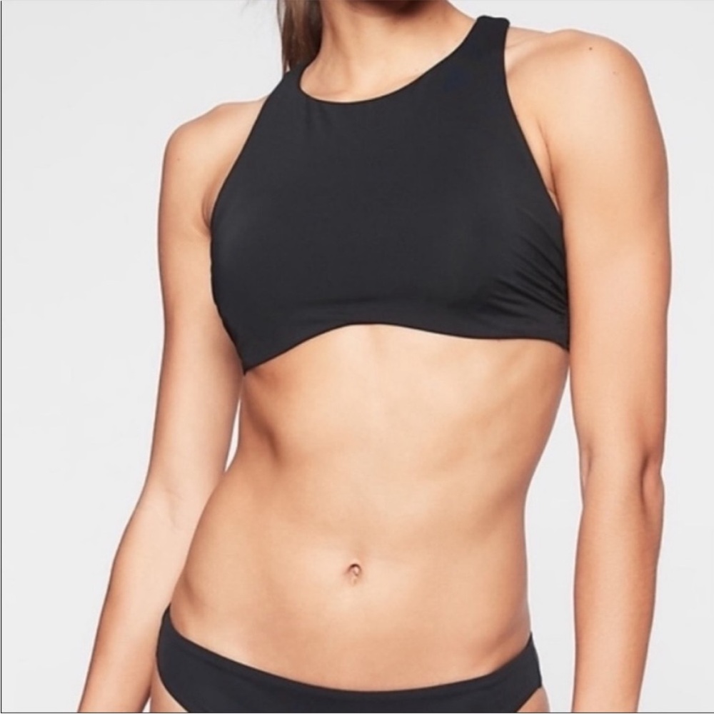 NWOT Athleta Maldives High Neck Bikini Top Size S 32D/DD
